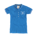 polo donna azzurra